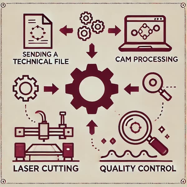 Corte laser aluminio procesos