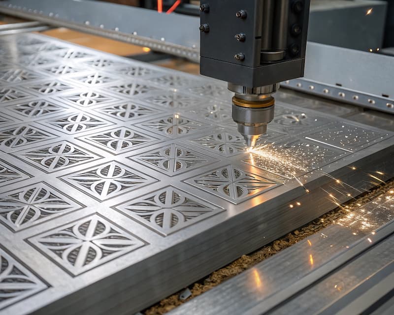 corte laser aluminio