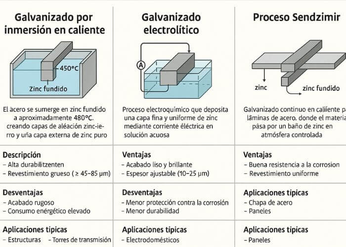Qué es el acero galvanizado