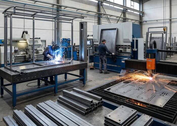proceso para la fabricacion de proyectos tipo mobiliario urbano metalico