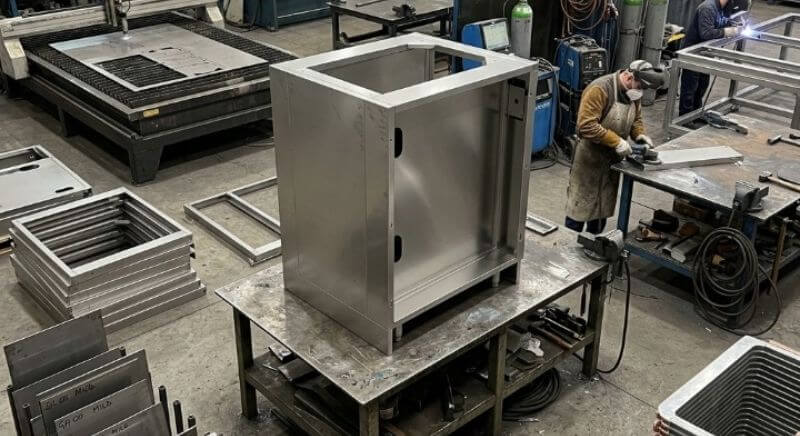 fabricacion de estructura metalica para el sector frigorifico