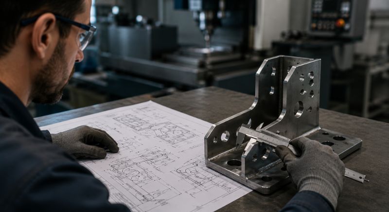 fabricar pieza metálica bajo plano