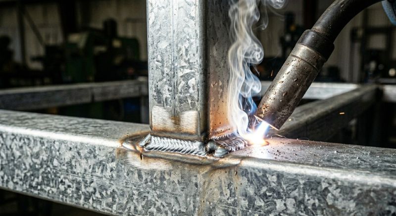 soldar acero galvanizado